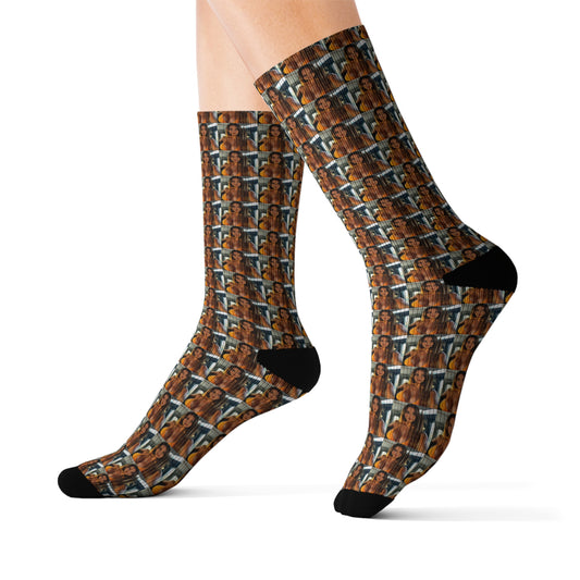 Naiomi Patterned Sublimation Socks