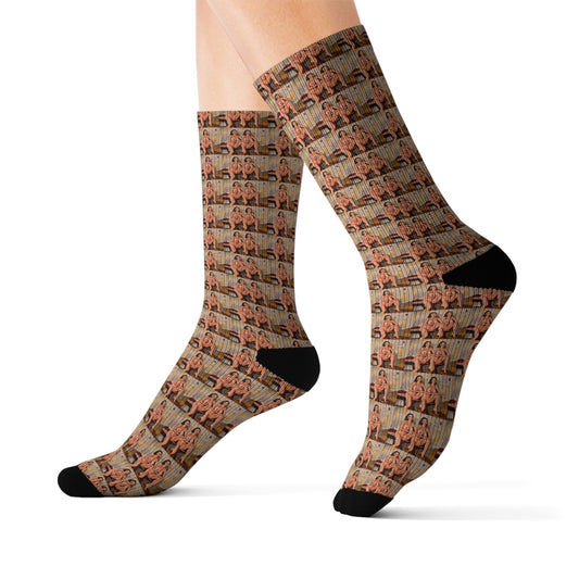 Naiomi Patterned Sublimation Socks