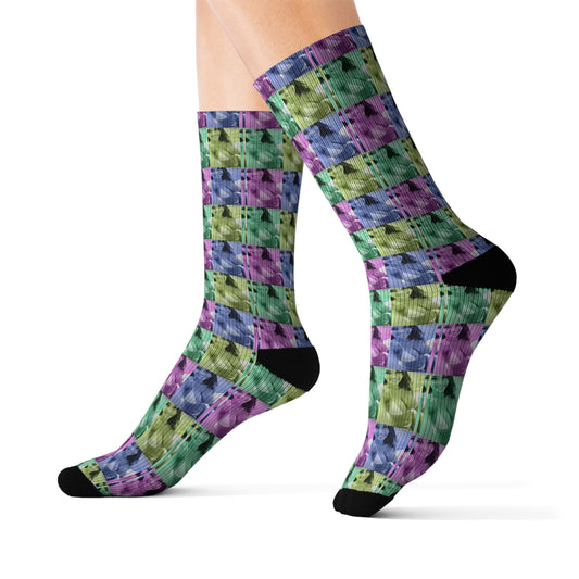 Naiomi Patterned Sublimation Socks